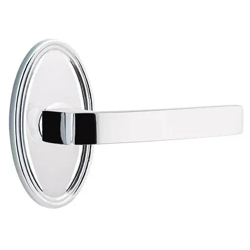 Emtek Breslin Lever with Oval Rose by Emtek