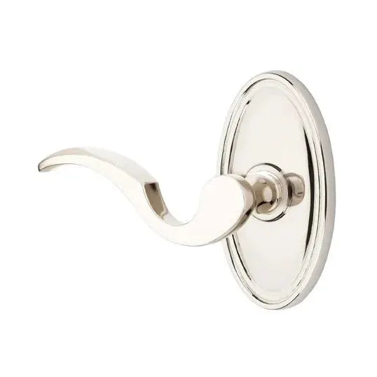 Emtek Cortina Door Lever with Oval Rose by Emtek