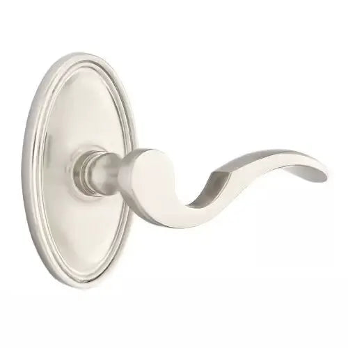 Emtek Cortina Door Lever with Oval Rose by Emtek