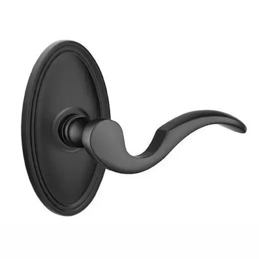 Emtek Cortina Door Lever with Oval Rose by Emtek