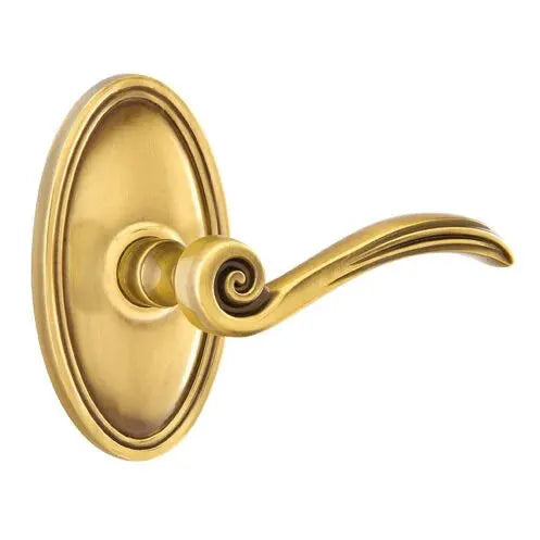 Emtek Elan Lever with Oval Rose by Emtek