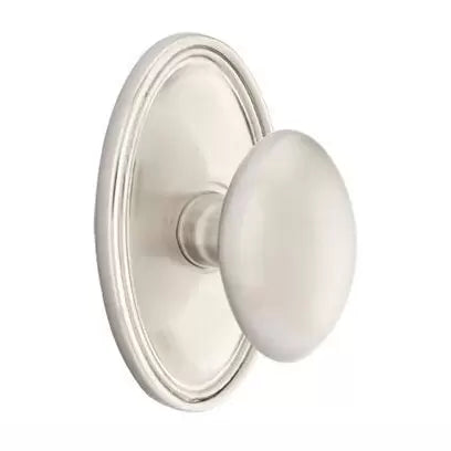 Emtek Egg Door Knob with Oval Rose by Emtek