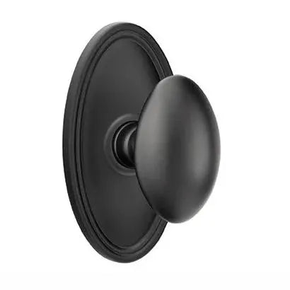 Emtek Egg Door Knob with Oval Rose by Emtek