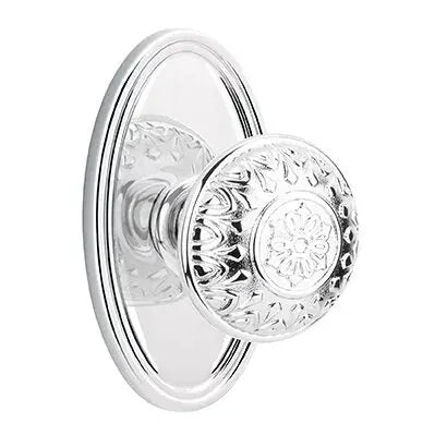 Emtek Lancaster Knob with Oval Rose by Emtek