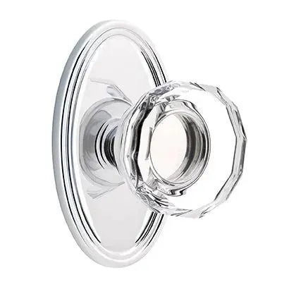 Emtek Lowell Door Knob with Oval Rose by Emtek
