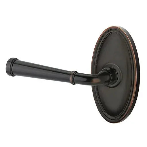 Emtek Merrimack Lever with Oval Rose by Emtek