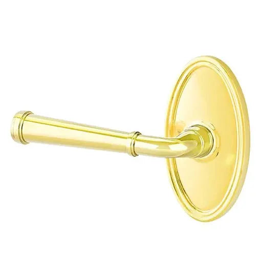 Emtek Merrimack Lever with Oval Rose by Emtek