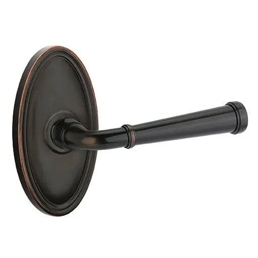 Emtek Merrimack Lever with Oval Rose by Emtek