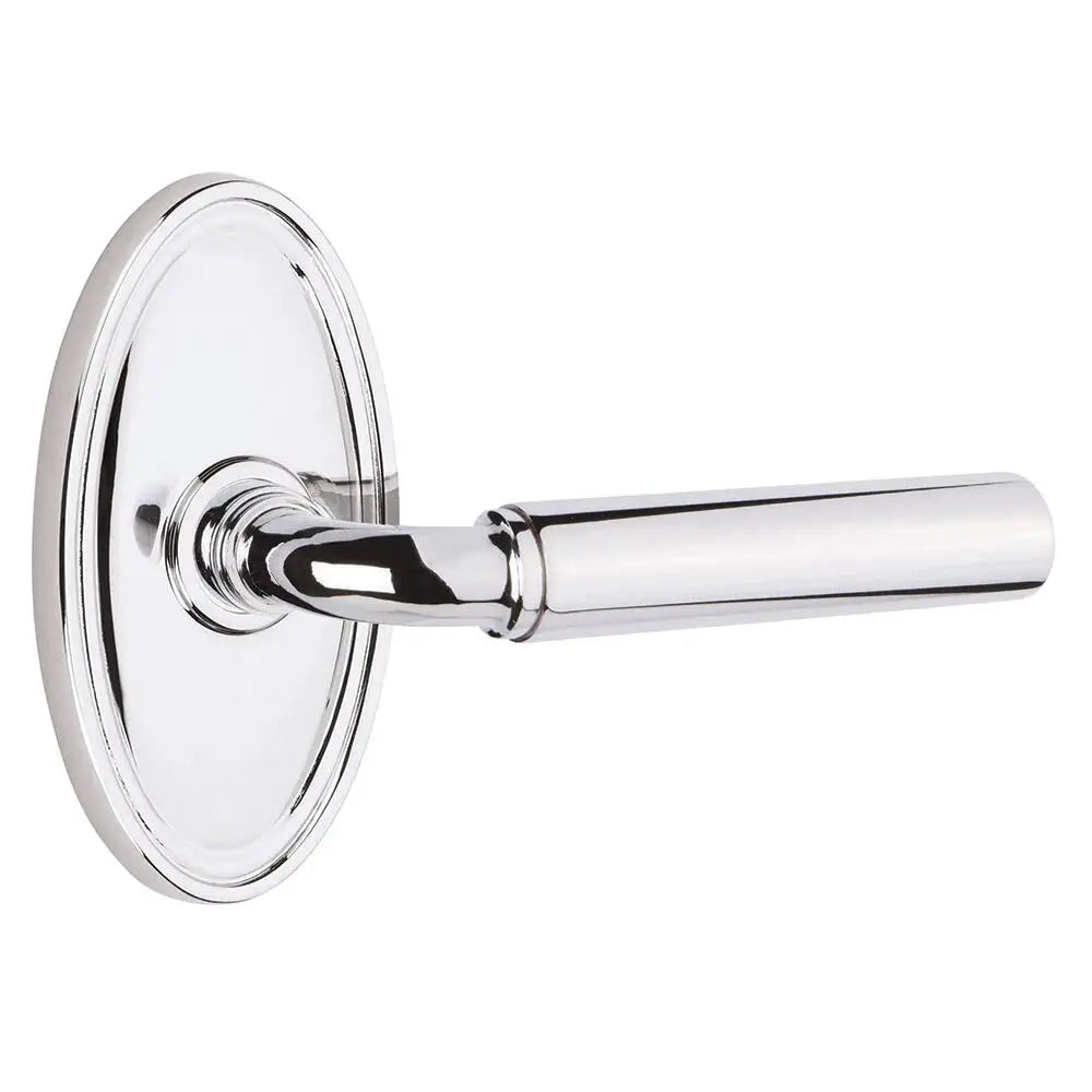 Emtek Manning Door Lever with Oval Rose by Emtek
