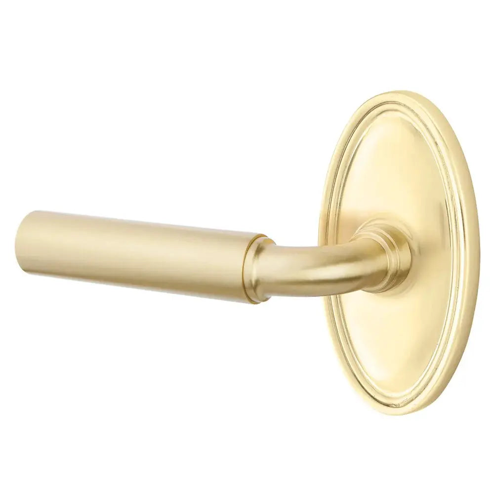 Emtek Manning Door Lever with Oval Rose by Emtek