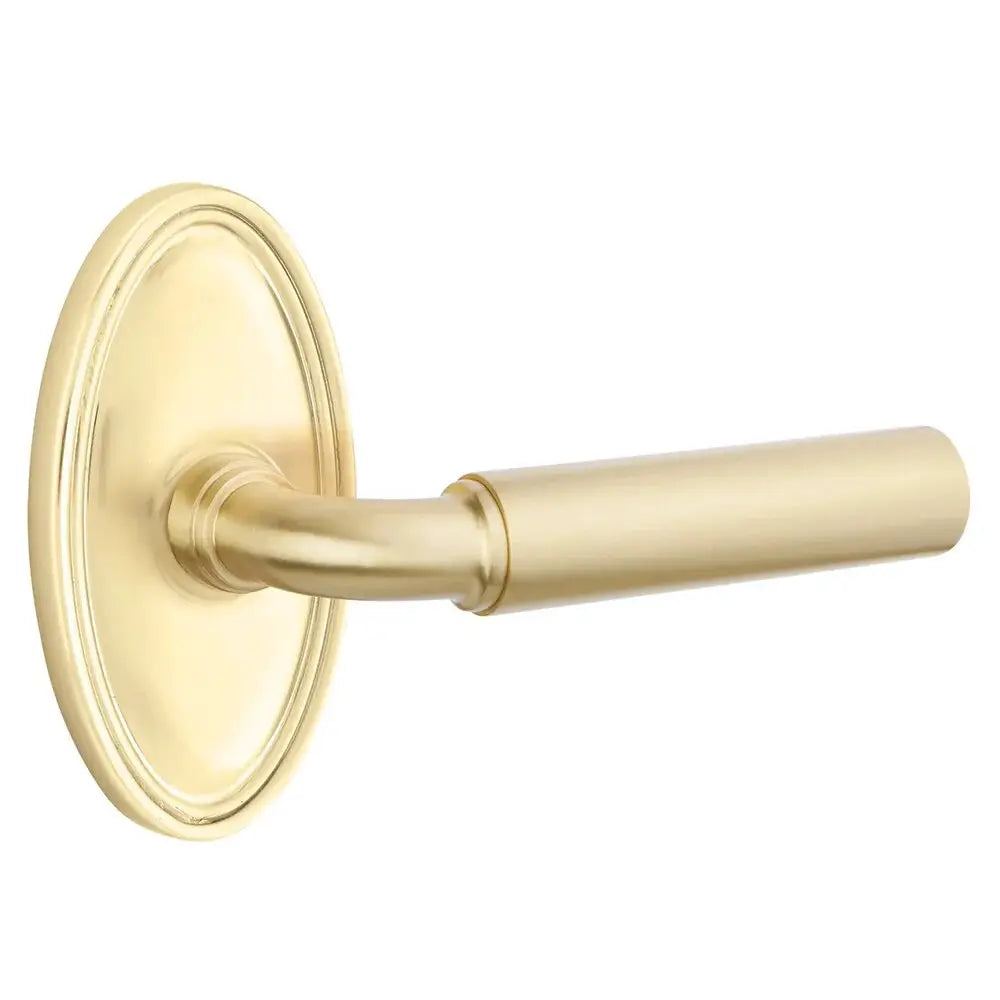 Emtek Manning Door Lever with Oval Rose by Emtek
