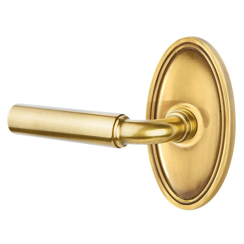 Emtek Manning Door Lever with Oval Rose by Emtek