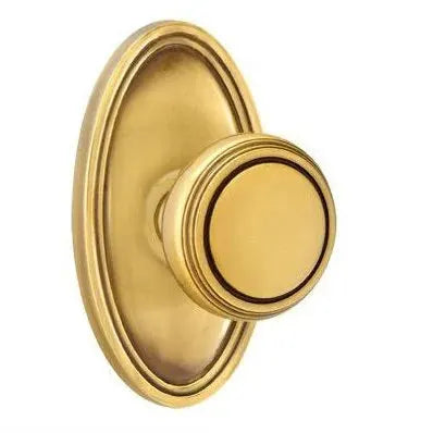Emtek Norwich Door Knob with Oval Rose by Emtek