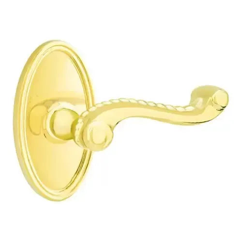 Emtek Rope Lever with Oval Rose by Emtek