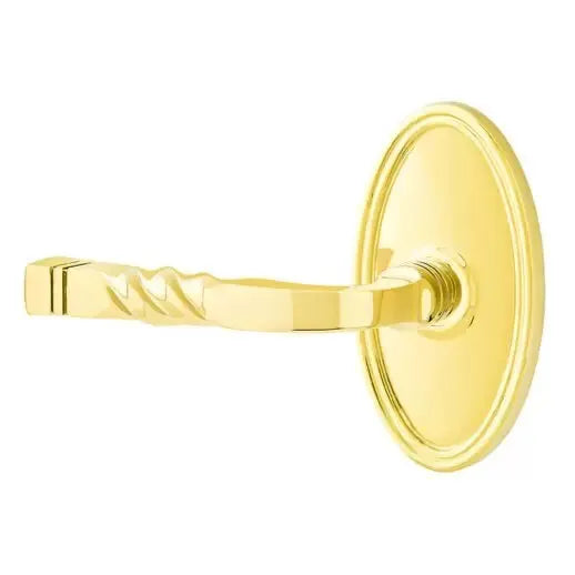 Emtek Sante Fe Lever with Oval Rose by Emtek