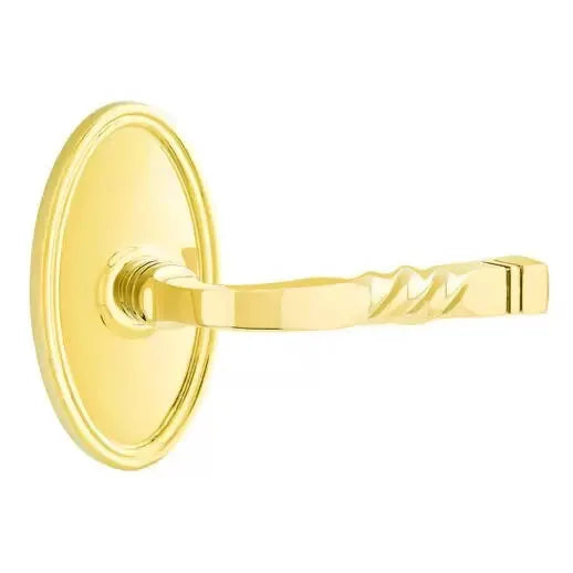 Emtek Sante Fe Lever with Oval Rose by Emtek