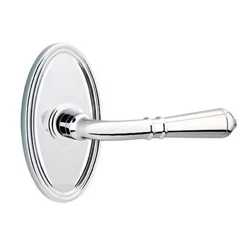 Emtek Turino Door Lever with Oval Rose by Emtek
