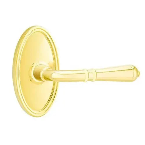 Emtek Turino Door Lever with Oval Rose by Emtek