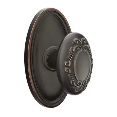 Emtek Victoria Knob with Oval Rose by Emtek