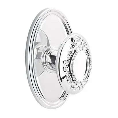 Emtek Victoria Knob with Oval Rose by Emtek