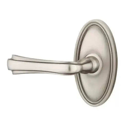 Emtek Wembley Lever with Oval Rose by Emtek