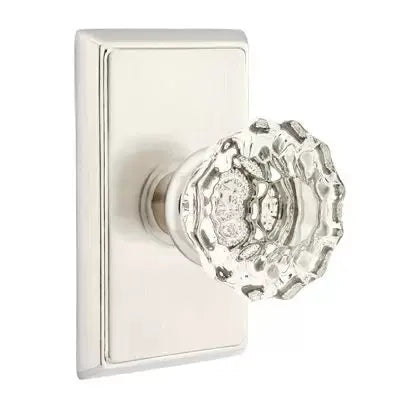 Emtek Astoria Door Knob with Rectangular Rose by Emtek