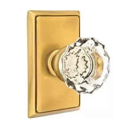 Emtek Astoria Door Knob with Rectangular Rose by Emtek