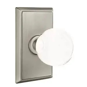 Emtek Bristol Door Knob with Rectangular Rose by Emtek