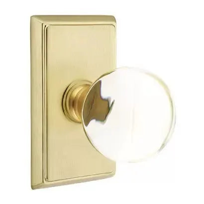 Emtek Bristol Door Knob with Rectangular Rose by Emtek