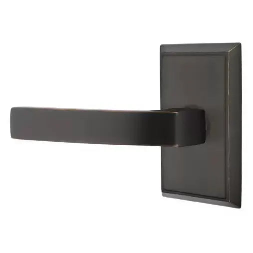 Emtek Breslin Lever with Rectangular Rose by Emtek