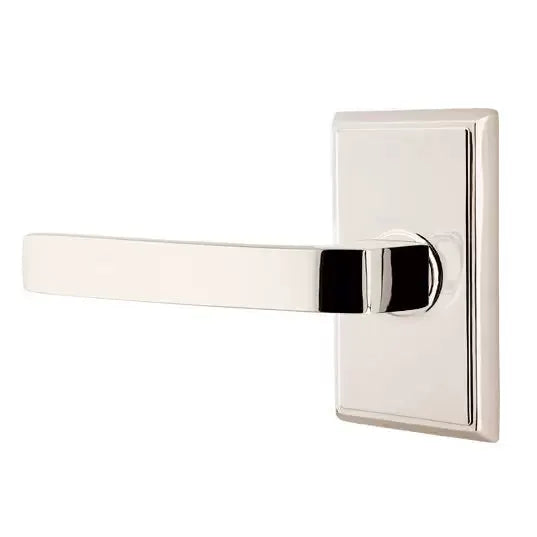 Emtek Breslin Lever with Rectangular Rose by Emtek