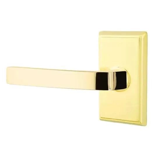 Emtek Breslin Lever with Rectangular Rose by Emtek