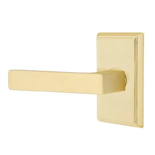 Emtek Dumont Lever with Rectangular Rose by Emtek
