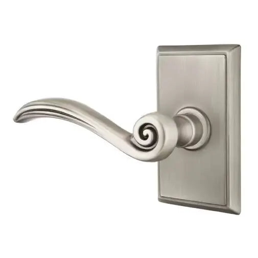 Emtek Elan Lever with Rectangular Rose by Emtek