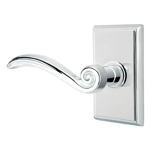Emtek Elan Lever with Rectangular Rose by Emtek