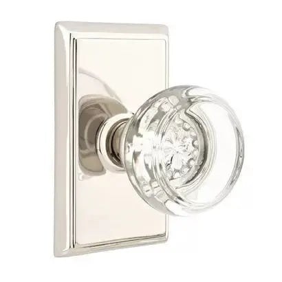 Emtek Georgetown Door Knob with Rectangular Rose by Emtek