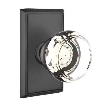 Emtek Georgetown Door Knob with Rectangular Rose by Emtek