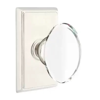 Emtek Hampton Door Knob with Rectangular Rose by Emtek