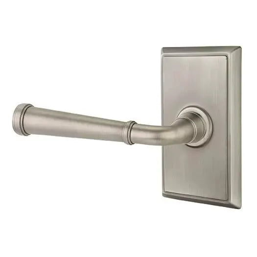 Emtek Merrimack Lever with Rectangular Rose by Emtek