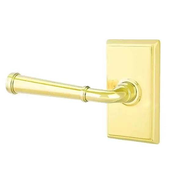 Emtek Merrimack Lever with Rectangular Rose by Emtek