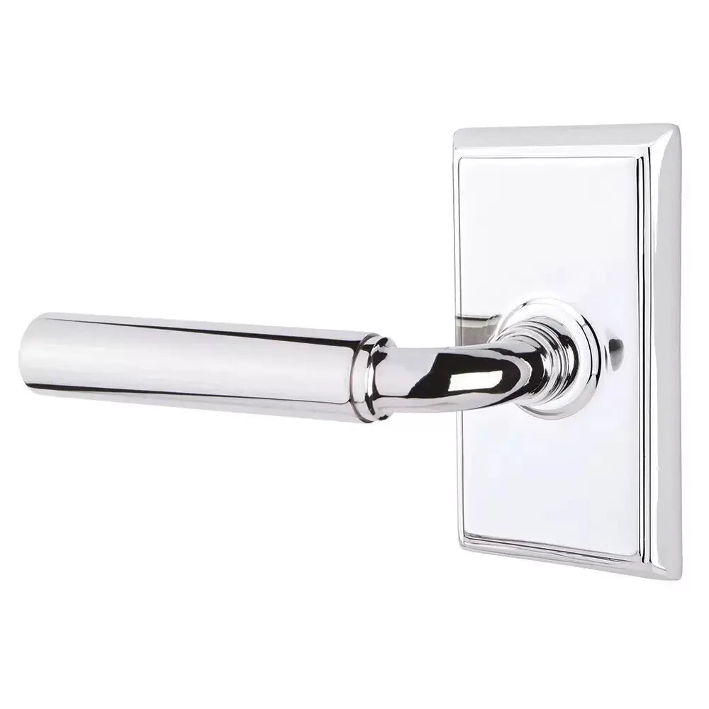 Emtek Manning Door Lever with Rectangular Rose by Emtek