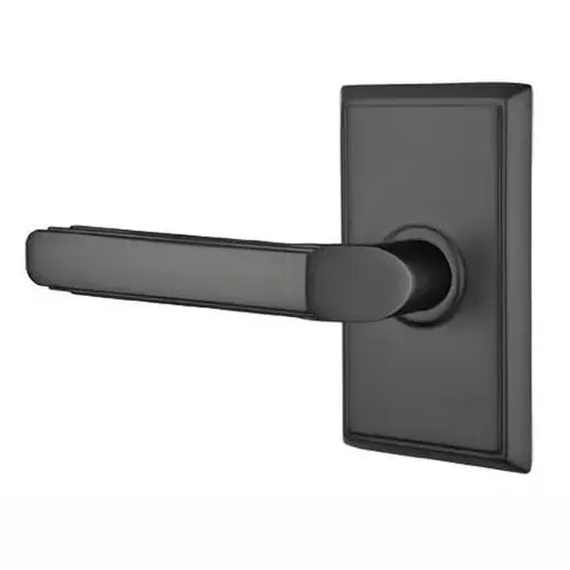 Emtek Milano Door Lever with Rectangular Rose by Emtek
