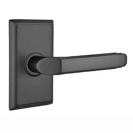 Emtek Milano Door Lever with Rectangular Rose by Emtek