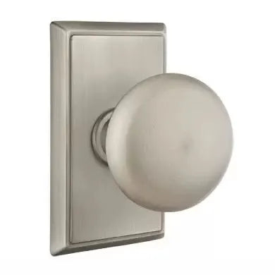 Emtek Providence Door Knob with Rectangular Rose by Emtek