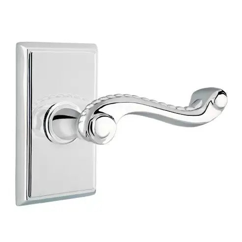 Emtek Rope Lever with Rectangular Rose by Emtek