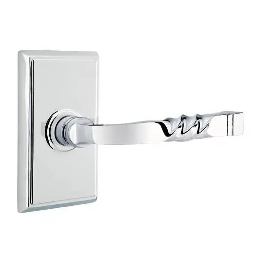 Emtek Sante Fe Lever with Rectangular Rose by Emtek