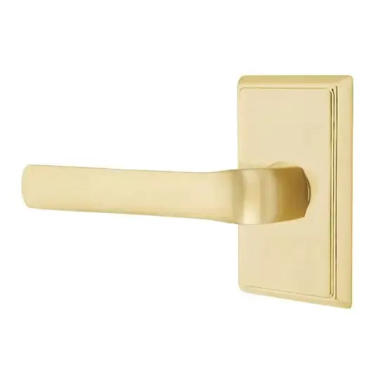 Emtek Spencer Lever with Rectangular Rose by Emtek
