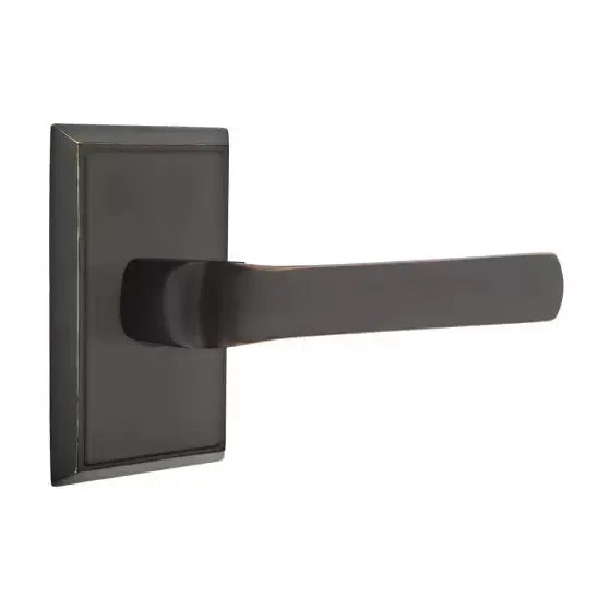 Emtek Spencer Lever with Rectangular Rose by Emtek