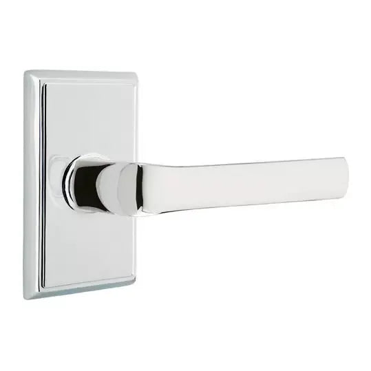 Emtek Spencer Lever with Rectangular Rose by Emtek