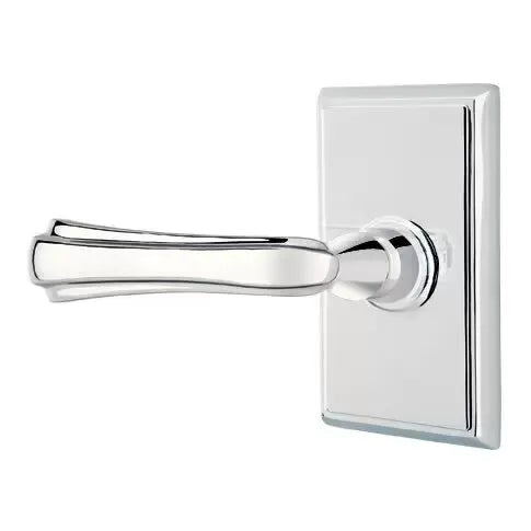 Emtek Wembley Lever with Rectangular Rose by Emtek